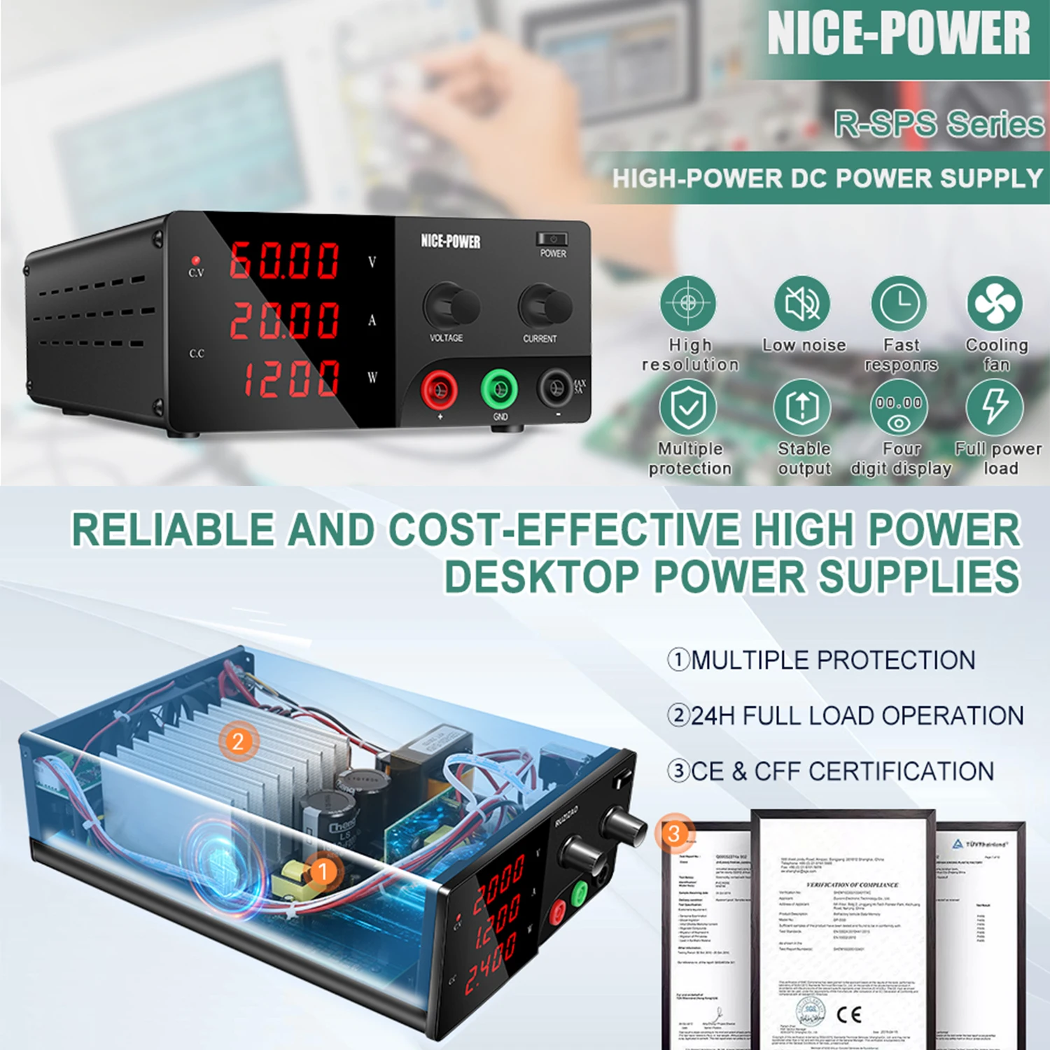 30V 30A 실험실 벤치 전원 공급 장치 안정화 전압 - High Power 60V 20A Bench Power Supply 리뷰 및 가격